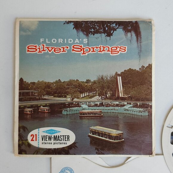 BEAUTIFUL SILVER SPRINGS FLORIDA View Master Reel Packet COMPLETE Vintage - Picture 1 of 4